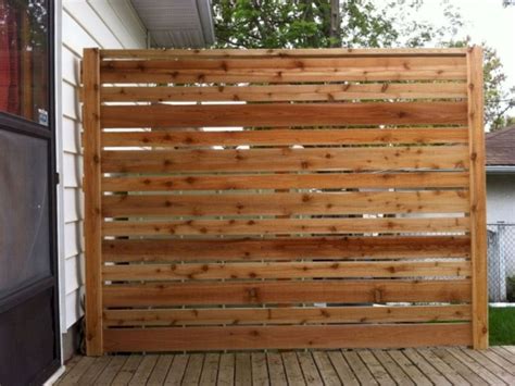 Wood Deck Privacy Fence Ideas