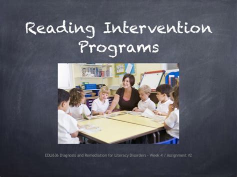 Reading Intervention Programs
