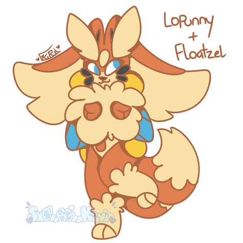 butter lopunny floatzel by sm0l b0i kevin fur affinity [dot] net