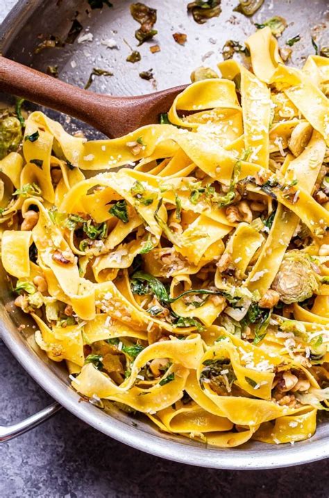 Brown Butter Brussels Sprouts Pasta Recipe Runner