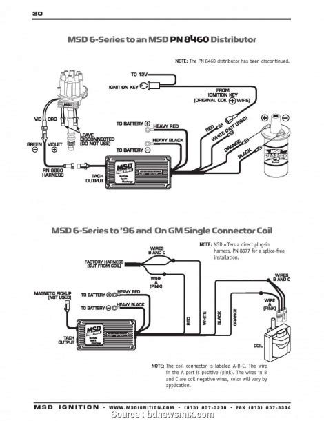 msd coil wiring diagram