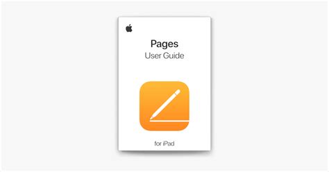 pages user guide  ipad  apple books