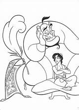 Aladdin Coloring Kids Aladin Fun sketch template