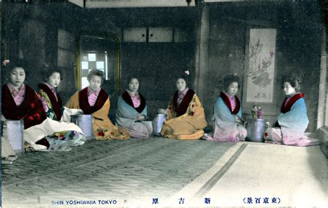 yoshiwara tokyo c 1910 1930 old tokyo