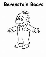 Berenstain Tocolor Sheets sketch template
