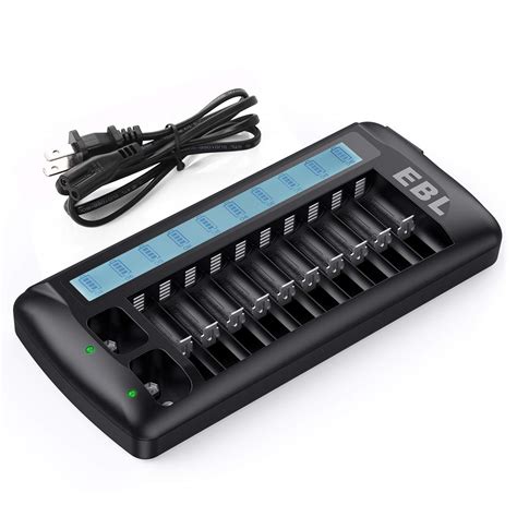 ebl  bay lcd universal battery charger  rechargeable aa aaa  nimh nicd batteries buy