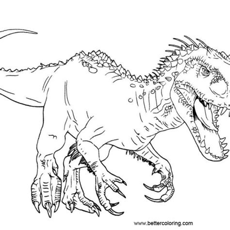 baryonyx  jurassic world coloring pages  printable coloring pages