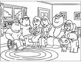 Family Guy Coloring Pages Printable Getcolorings Color Print sketch template