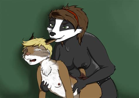Rule 34 Anthro Badger Big Breasts Blonde Hair Breasts Chubby