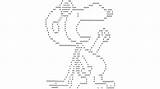 Ascii Emoticon Passato Copiar Pegar Wired Snoopy Digitale Incredibile Passione sketch template