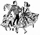 Square Clipart Dance Clip Dancing Cliparts Hoedown Polka Library Clipartbest sketch template