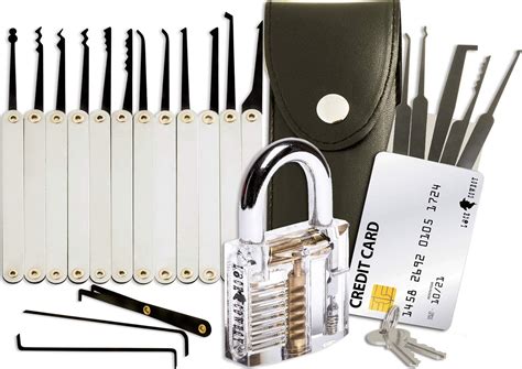 lock pick set professional  beginner  pieces  practice lock