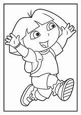 Coloring Pages Dora Sheets Explorer Diego Print Colouring Color Book Princess Kids sketch template