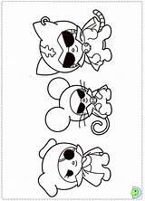 Coloring Pages Kuromi Melody Dinokids Clipart Colouring Clip Library Close Book Cartoon sketch template