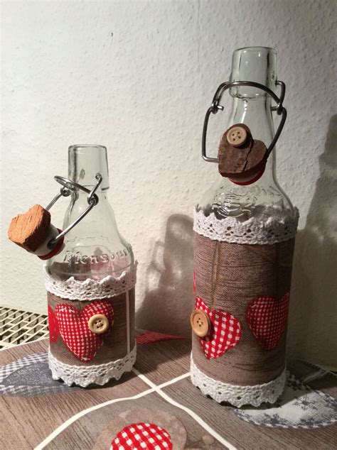 flaschen angezogen garrafas decoradas garrafas