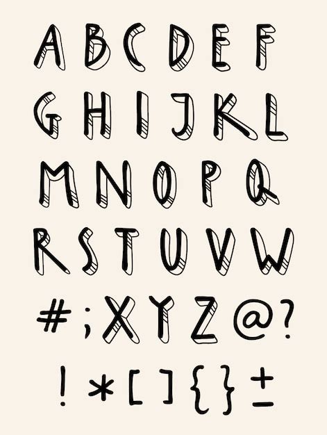 alphabet design vector