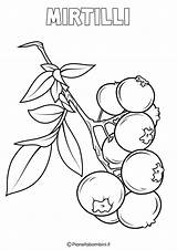 Frutta Mirtilli Invernale Pianetabambini Stampare Pera Uncinetto Articolo sketch template