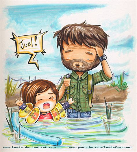 The Last Of Us Joel And Ellie By Lemiacrescent On Deviantart