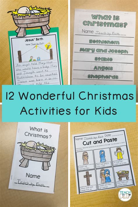 wonderful christian christmas activities  kids