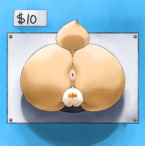 rule 34 anthro anus ass back view beige fur color cream the rabbit