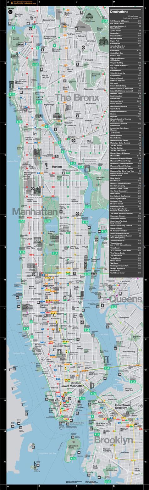 york city tourist map ontheworldmapcom