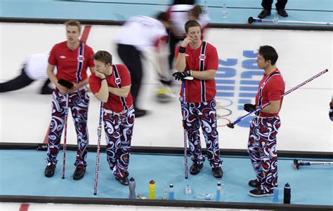 Norway S Curling Team Brings Back The Crazy Pants