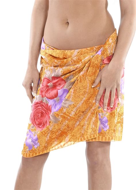 happy bay happy bay womens plus size sarong swimsuit cover up beach