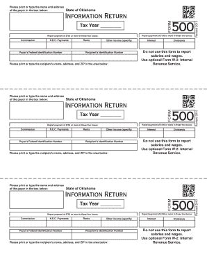 fillable  information return information return information return okgov fax email