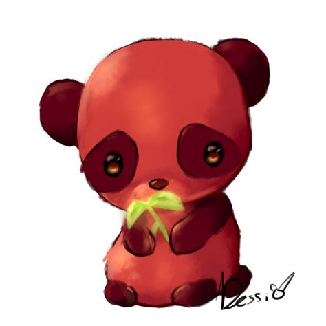 kawaii red panda  dessineka  deviantart