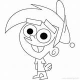 Fairly Timmy Turner Oddparents Xcolorings Crimson 640px sketch template