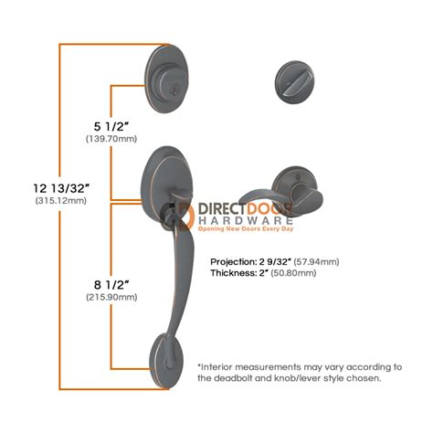 schlage plymouth entrance handleset direct door hardware