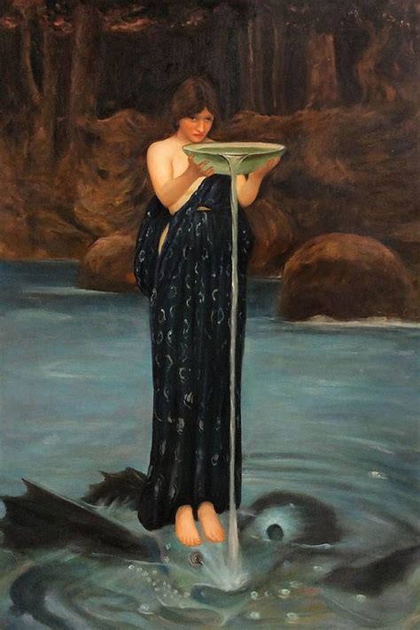 Impressionist Female Oil Painting Wall Decoration Art Painting Circe