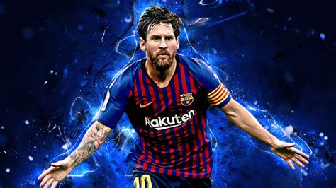 lionel messi  blue background wearing blue red striped sports dress hd messi wallpapers hd