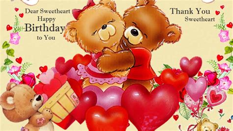 dear sweetheart happy birthday   pictures   images