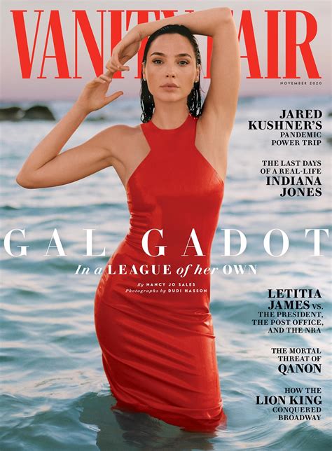 gal gadot showed off sexy feet and tits for vanity fair