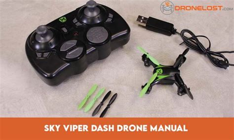 sky viper dash drone manual complete guide  tips