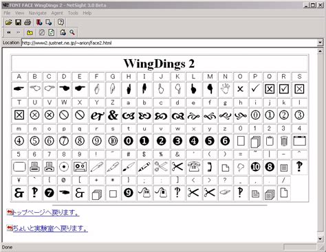 wingdings