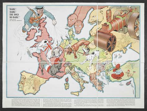 world war  conflict map  children  depicted  world powers  dogs