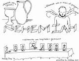 Nehemiah Cupbearer Coloring Template Pages sketch template
