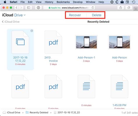 icloud drive   recover  remove  deleted files  mac observer