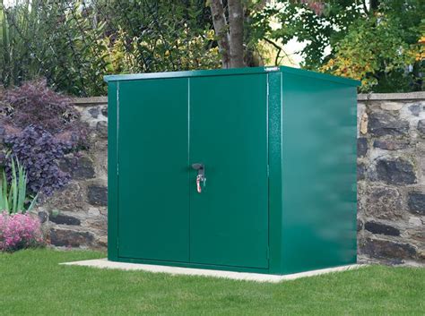 secure metal shed  point locking metal storage sheds small