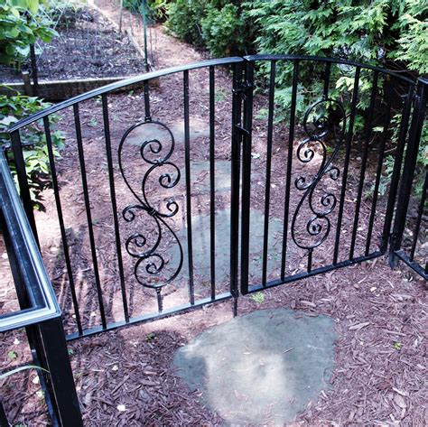 wrought iron garden gate great lakes metal fabrication