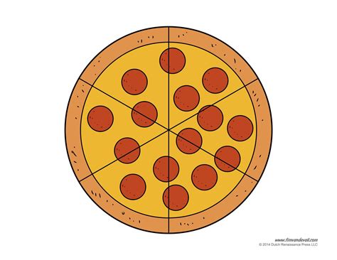 blank pizza template printable pizza craft  kids tims