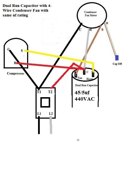 diagram motor start capacitor wiring diagram mydiagramonline