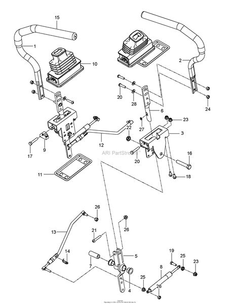 husqvarna       parts diagram  steering