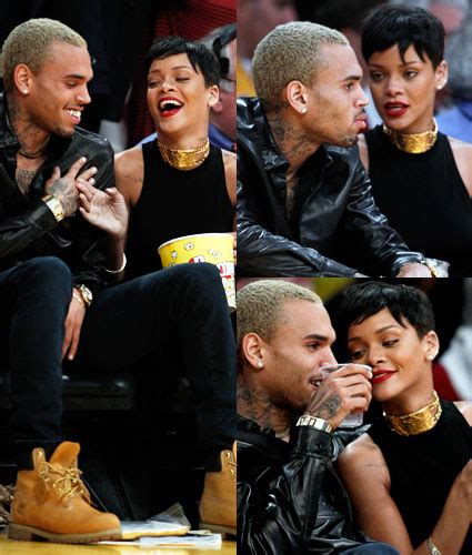 rihanna and chris brown instagram pictures from bed sigh
