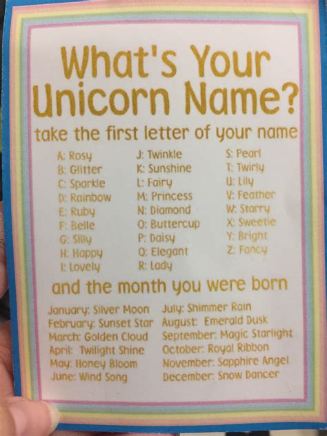 whats  unicorn  unicorn names rainbow unicorn party