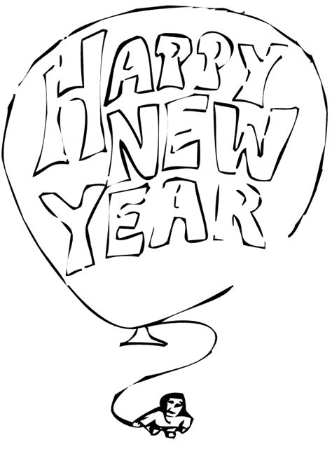 year coloring pages  coloring kids