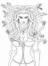 Medusa Coloring Pages Greek Printable Gods Goddesses Drawing Lovely Colouring Mythology Color Book Sheets Halloween Kids Popular Print Colorings Choose sketch template