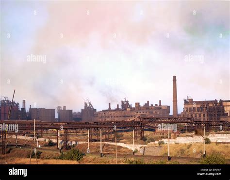 steel factory stock photo alamy